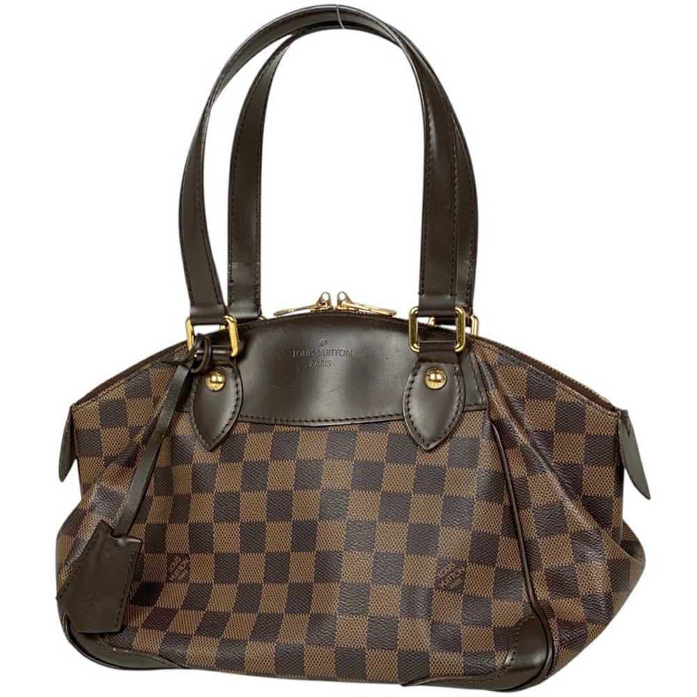Louis Vuitton Verona Shoulder Bag Handbag Damier Brown